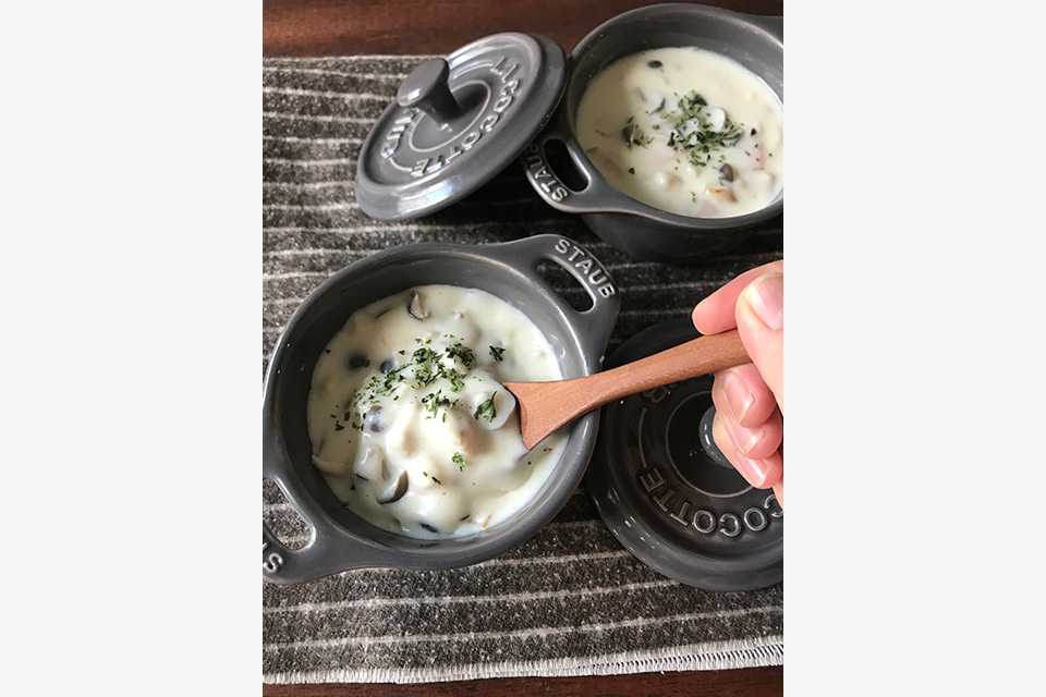きのこチーズチャウダー