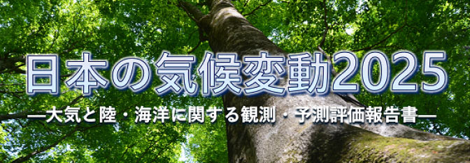 日本の気候変動について観測結果と将来予測をとりまとめた報告書です
