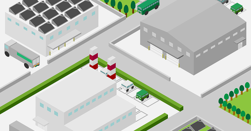 工場のイラスト