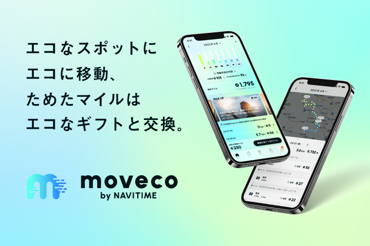 移動エコ活アプリ「moveco」の写真