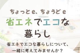 省エネでエコな暮らしの写真