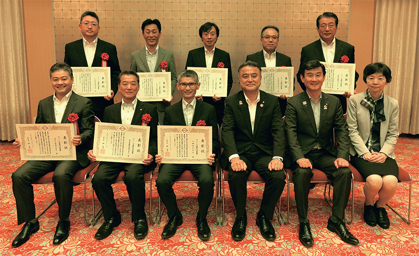 ヨコハマ温暖化対策賞表彰式の様子