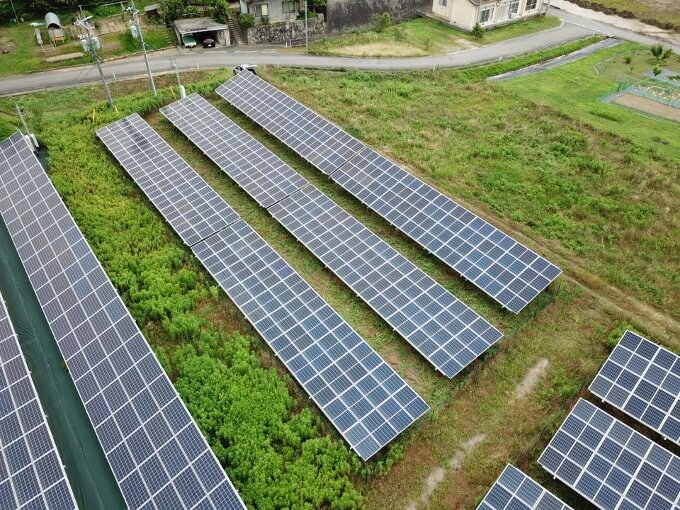 2050エナジーが保有する太陽光発電所（島根県安来市）